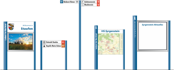 Verkehrsleitsystem Syrgenstein