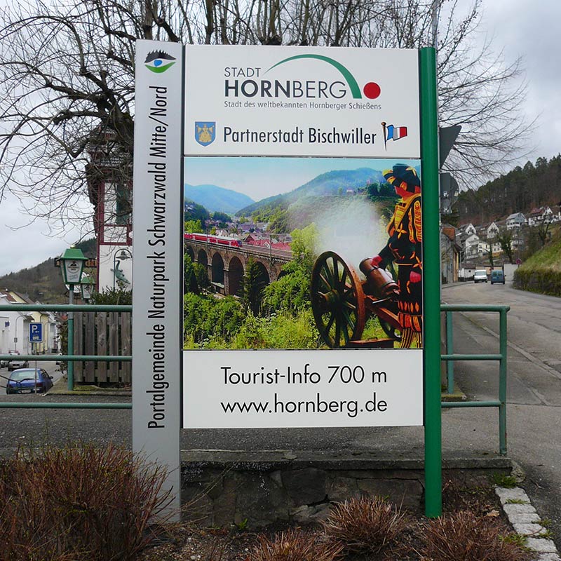 Hornberg Ortseingangbeschilderung